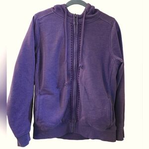 Eddie Bauer Fleece Zip Hoodie Lg
